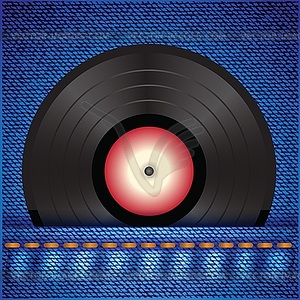 Vinyl disc - vector clip art