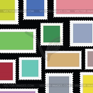 Stamps background - vector image
