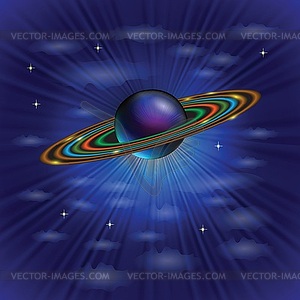 Planet of solar system - vector image