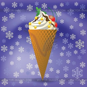 Ice cream - vector clipart