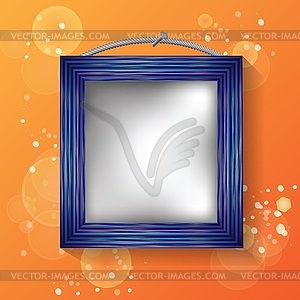Blue frame - vector clip art