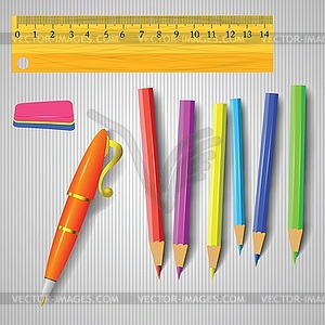 Office tools - vector clipart