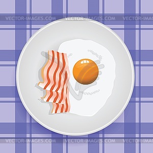 Fried egg - vector clipart