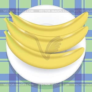 Желтые бананы - векторный клипарт EPS