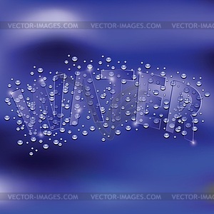 Water background - vector clipart