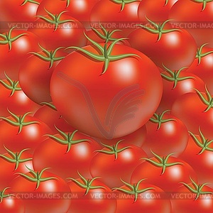 Tomato background - color vector clipart