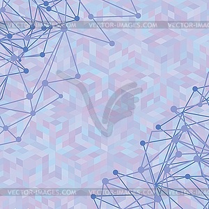 Abstract chemical background - vector clipart