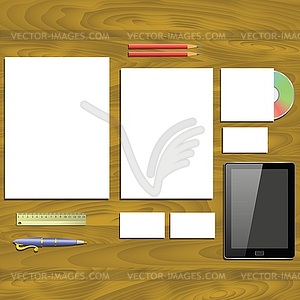 Office supplies - vector image