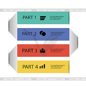 Info graphic element - vector clipart / vector image