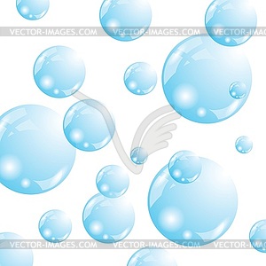 Мыльные пузыри - векторное изображение EPS