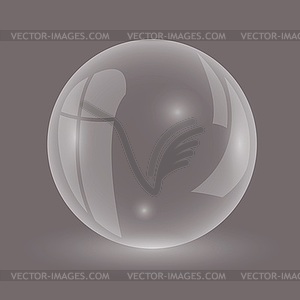 Glass Sphere - векторный клипарт / векторное изображение