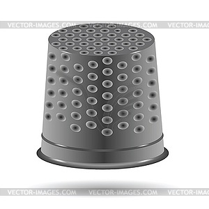 Thimble for finger - vector clipart