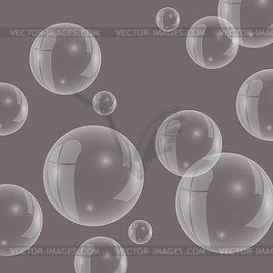 Soap bubbles - vector clipart