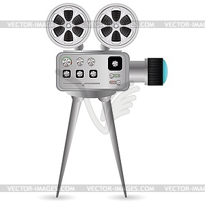 Movie projector - royalty-free vector image