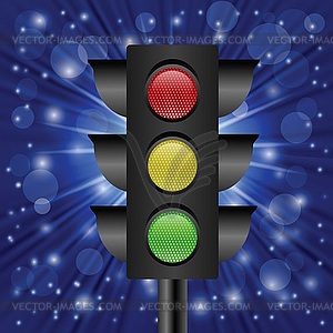 Traffic light - vector image