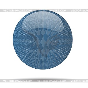 Blue ball - vector image