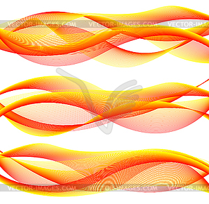 Abstract background with beautiful ribbons - vector clipart