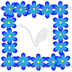 Bright background with flowers for design - vector clipart / vector image
