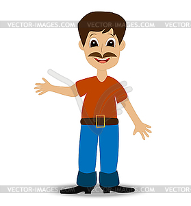 Merry man - vector clipart