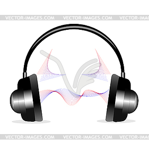 Headsets - vector clipart / vector image