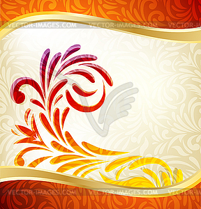 Abstract floral background - vector clipart