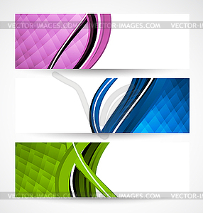 Collection of banners - vector clip art