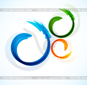Фон со стрелками - клипарт в векторе / векторное изображение