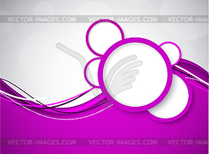 Abstract background with circles - vector clipart