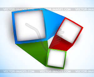 Background with squares - vector image