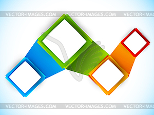 Background with squares - vector clipart