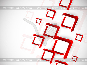 Abstract background with squares - vector image