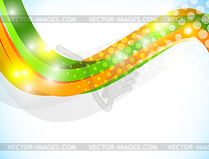 Abstract wavy background - vector clip art