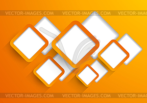 Background wit orange squares - vector EPS clipart