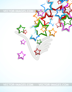 Background with stars - vector clip art