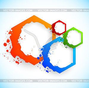 Красочный фон - графика в векторном формате
