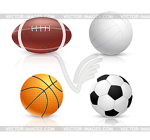 Set of balls - vector clip art