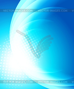 Abstract blue background - vector image