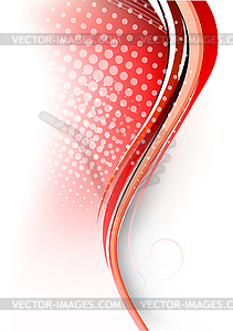 Абстрактный красный фон - векторизованное изображение клипарта