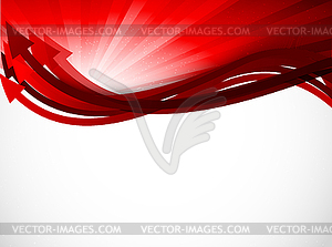 Abstract red background - vector clipart