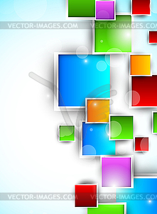 Colorful squares - vector clip art