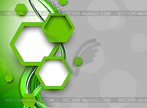 Abstract green background - color vector clipart