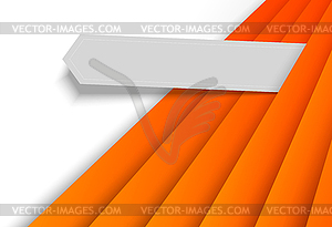 Abstract orange background - vector image