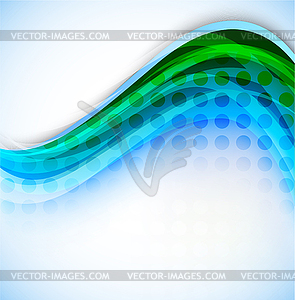 Abstract wavy background - stock vector clipart
