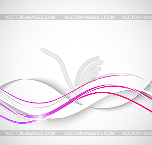 Abstract wavy background - vector clipart