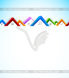 Abstract web template - vector clip art