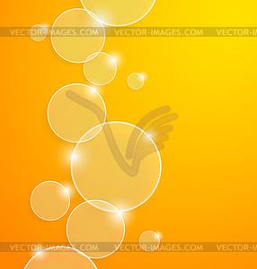 Orange background - vector clip art