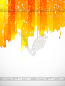 Orange grunge background - vector image