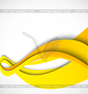 Abstract wavy background - vector clipart