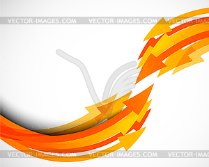 Abstract background with arrows - vector clipart