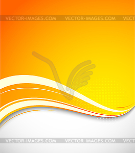 Abstract orange background - vector clipart